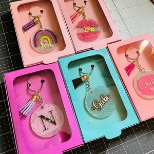 Personalized acrylic keychain